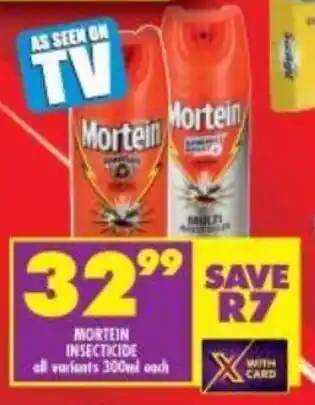 Shoprite Mortein Insecticide all variants 300ml offer
