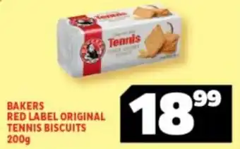 Usave Bakers Red Label Original Tennis Biscuits 200g offer