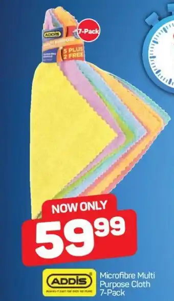 Pick n Pay Addis Microfibre Multi Purpose Cloth 7-pack offer