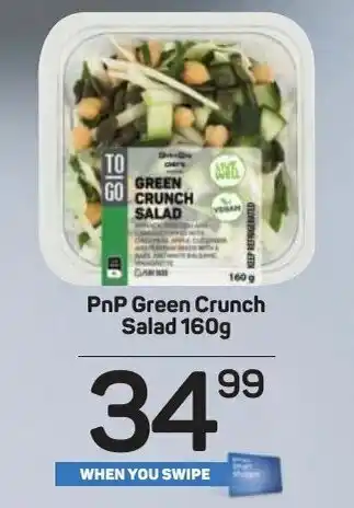 Pick n Pay PnP Green Crunch Salad 160g offer
