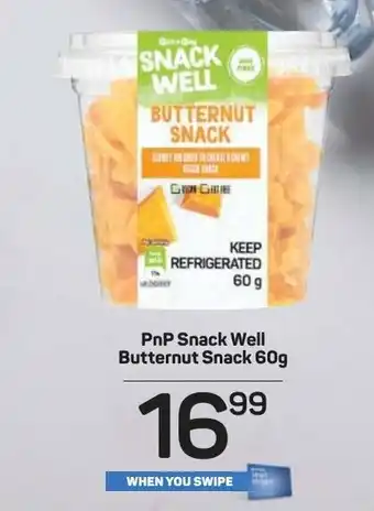 Pick n Pay PnP snack Well Butternut Snack 60g offer