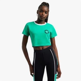 Sportscene Redbat women's green cropped top offer