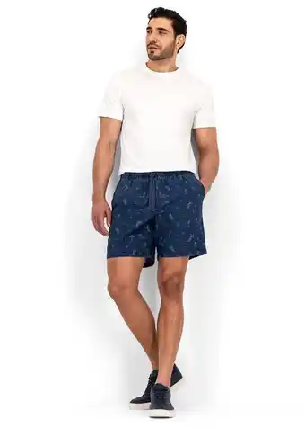 Woolworths Island print cotton deck shorts offer