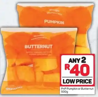 PnP Pumpkin or Butternut 2 x 500g