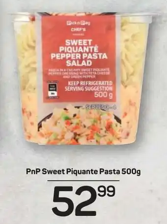 Pick n Pay PnP Sweet Piquanté Pepper Pasta Salad 500g offer