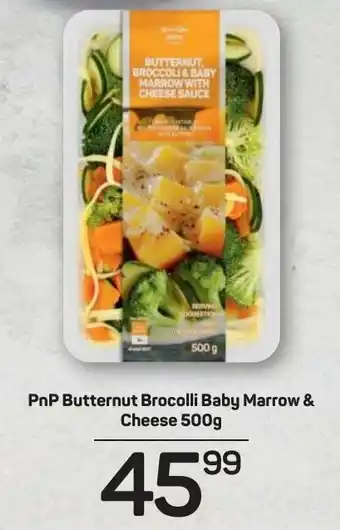 Pick n Pay PnP Butternut Brocolli, Baby Marrow & Cheese 500g offer