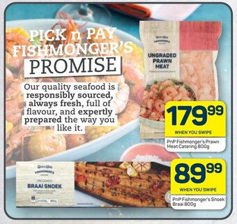 Pick n Pay PnP Fishmonger's Prawn Meat Catering 800g offer