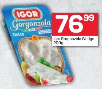 Igor Gorgonzola Wedge 200g
