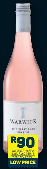 Pick n Pay Warwick The First Lady Rosé 750ml offer