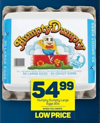 Pick n Pay Humpty Dumpty Large Eggs 30's offer