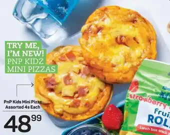 Pick n Pay PnP Kids Mini Pizza assorted 4s offer