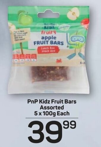 PnP Kidz Fruit Bars assorted 5 x 100g