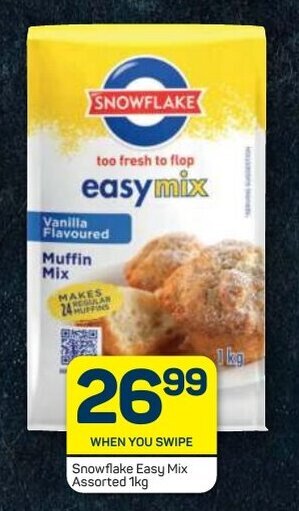 Pick n Pay Snowflake Easy Mix assorted 1kg offer