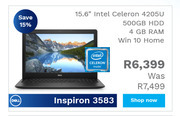 First Shop Dell Inspiron 3583 offer