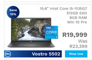 First Shop Dell Vostro 5502 offer
