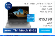 First Shop Lenovo ThinkBook 15 G2 offer