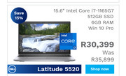 First Shop Dell Latitude 5520 offer