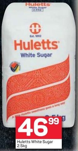 Pick n Pay Huletts White Sugar 2,5kg offer