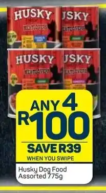 Pick n Pay Husky Dog Food assorted 4 x 775g offer