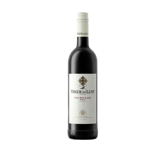 Vrede en lust red lady merlot 750ml