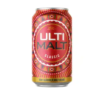 Ultimalt non alcoholic malt can (6 x 330ml)