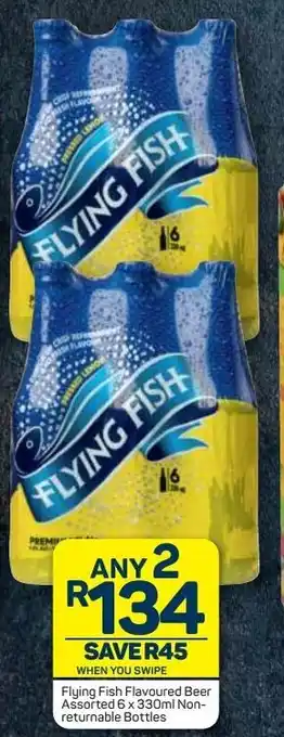 Pick n Pay Flying Fish Flavoured Beer assorted 2 x 6 x 330ml offer