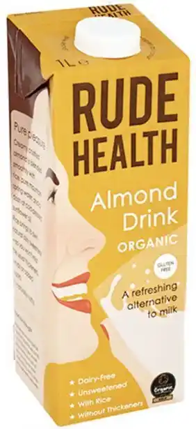 Faithful to Nature Rude health almond drink offer