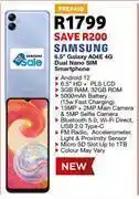 Samsung 6.5" galaxy a04e 4g dual nano sim smartphone