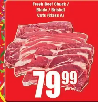 Fresh Beef Chuck / Blade / Brisket Cuts (Class A) per kg