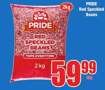 Pride Red Speckled Beans 2kg offer at Boxer Build