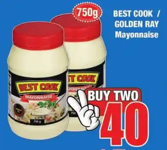 Boxer Build Best Cook / Golden Ray Mayonnaise 2x750g offer