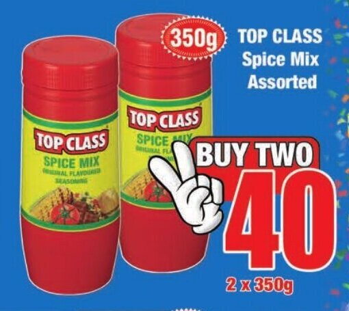 Top Class Spice Mix Assorted 2x350g offer at Boxer Build