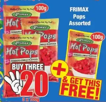 Boxer Build Frimax Pops Assorted 3 x 100g offer