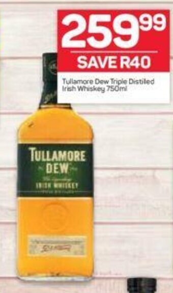 Pick n Pay Liquor Tullamore Dew Triple Distilled Irish Whiskey 750ml offer
