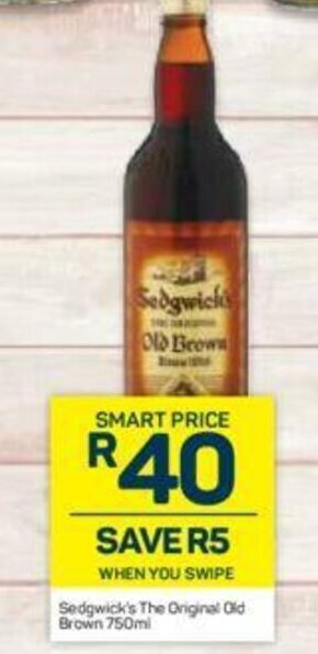 Pick n Pay Liquor Sedgwick's The Original Old Brown 750ml offer