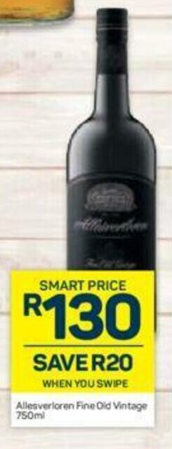 Pick n Pay Liquor Allesverloren Fine Old Vintage 750ml offer
