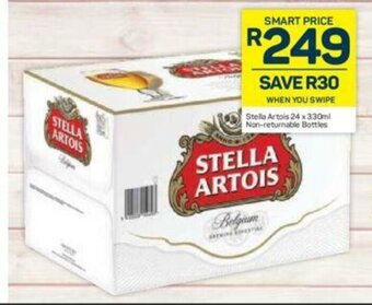 Pick n Pay Liquor Stella Artois 24 x 330ml Non-Returnable Bottles offer