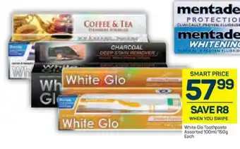 Pick n Pay White Go Toothpaste Assorted 100ml / 150g each offer