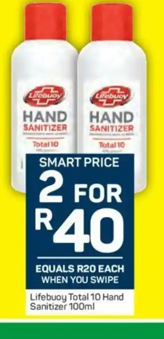 Pick n Pay Lifebouy Total 10 Hand Sanitiser 100ml offer