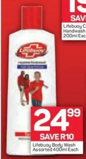 Lifebouy Body Wash Assorted 400ml each