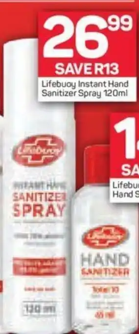 Lifebouy Instant hand Sanitizer Spray 120ml
