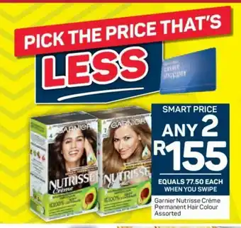 Pick n Pay Garnier Nutrisse Creme Permanent Hair Colour Assorted offer