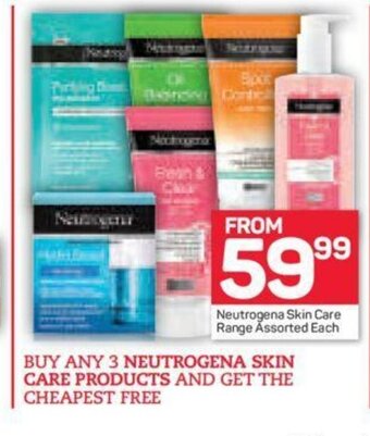 Neutrogena Skin Care Range Assorted each