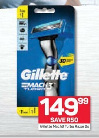 Gillette Mach3 Turbo Razor 2s