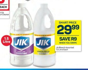 Pick n Pay Jik Bleach Assorted 1.5Litre each offer