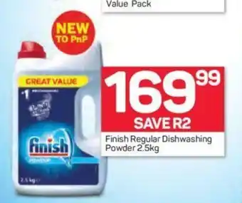Pick n Pay Finish Regular Dishwashing Powder 2.5kg offer