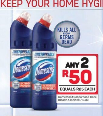 Pick n Pay Domestos Multipurpose Thick Bleach Assorted 750ml offer