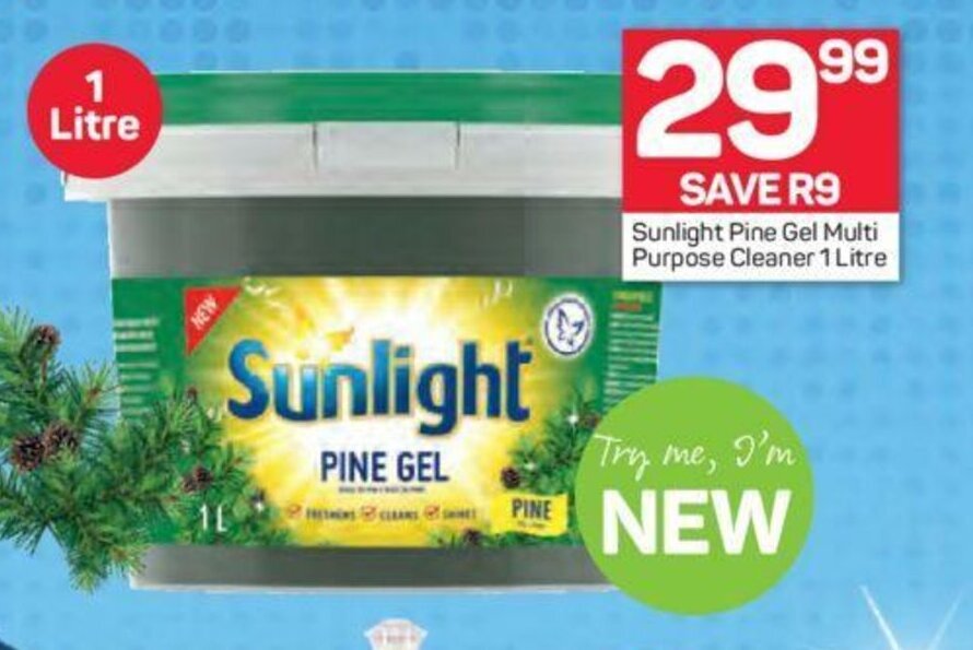 Sunlight Pine Gel Multi Purpose Cleaner 1 Litre offer at Pick n Pay