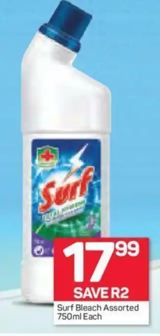 Pick n Pay Surf Bleach Assorted 750ml each offer