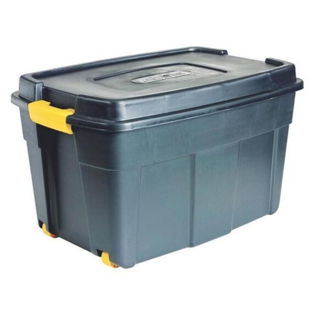 Addis 110l roughtote storage box black 99310bk offer at Game